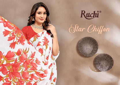 Super Star Chiffon 233 Ruchi Sarees Exporter India