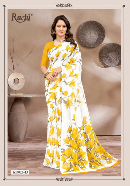 Super Star Chiffon 233 Ruchi Sarees Exporter India