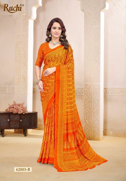 Super Star Chiffon 234 Ruchi Sarees Exporter India