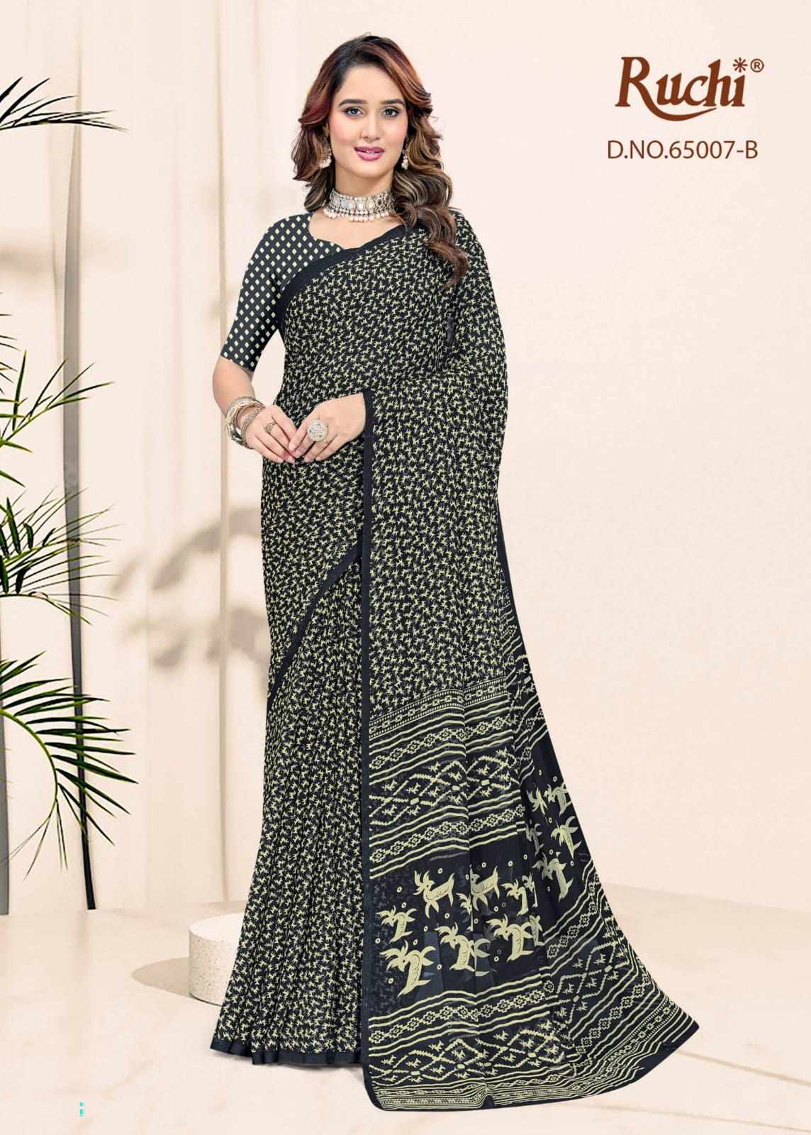 Super Star Chiffon 246 Ruchi Sarees Supplier Ahmedabad