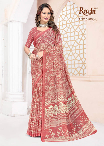 Super Star Chiffon 247 Ruchi Sarees Wholesaler