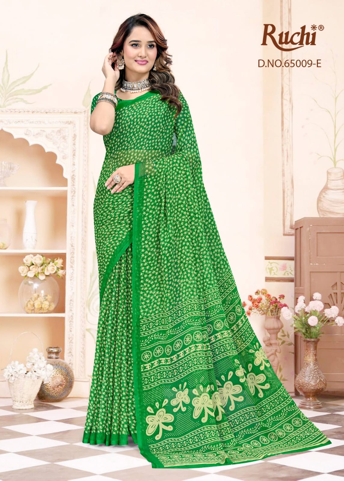 Super Star Chiffon 248 Ruchi Sarees Wholesale Rate