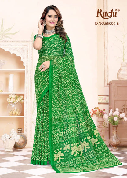Super Star Chiffon 248 Ruchi Sarees Wholesale Rate