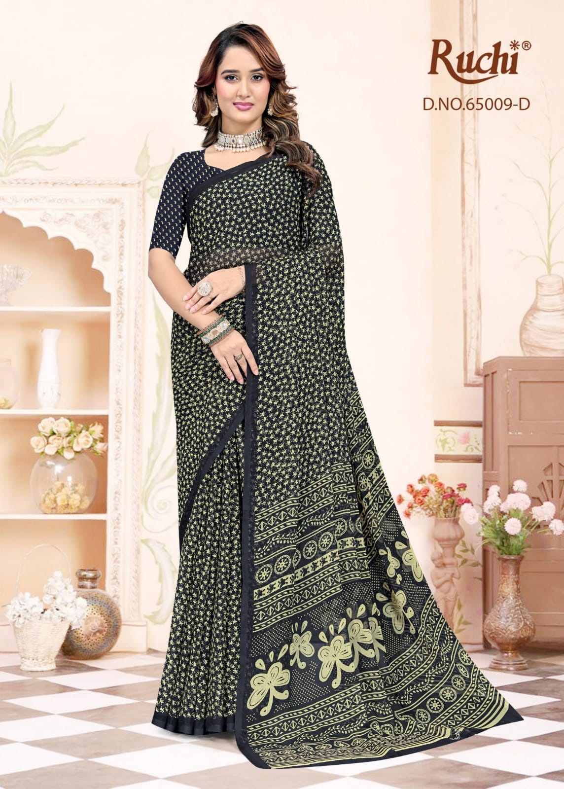 Super Star Chiffon 248 Ruchi Sarees Wholesale Rate