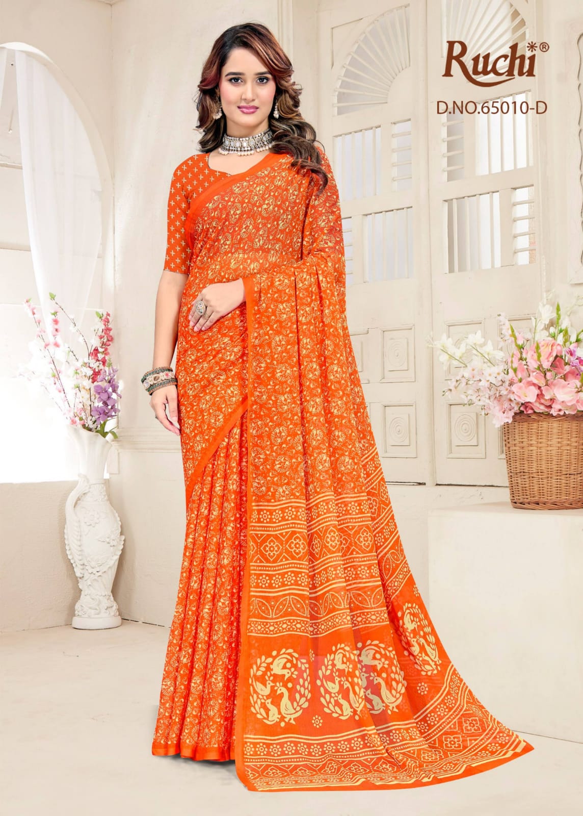 Super Star Chiffon 249 Ruchi Sarees Manufacturer Ahmedabad