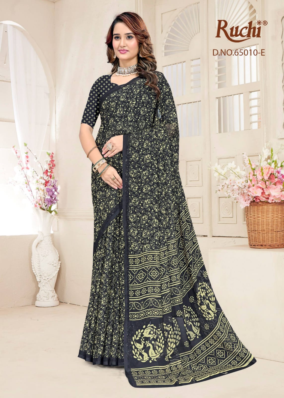 Super Star Chiffon 249 Ruchi Sarees Manufacturer Ahmedabad