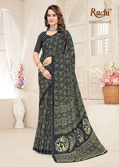 Super Star Chiffon 249 Ruchi Sarees Manufacturer Ahmedabad