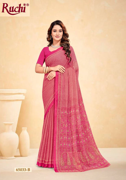 Super Star Chiffon Vol 264 Ruchi Sarees Manufacturer