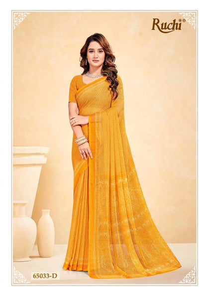 Super Star Chiffon Vol 264 Ruchi Sarees Manufacturer