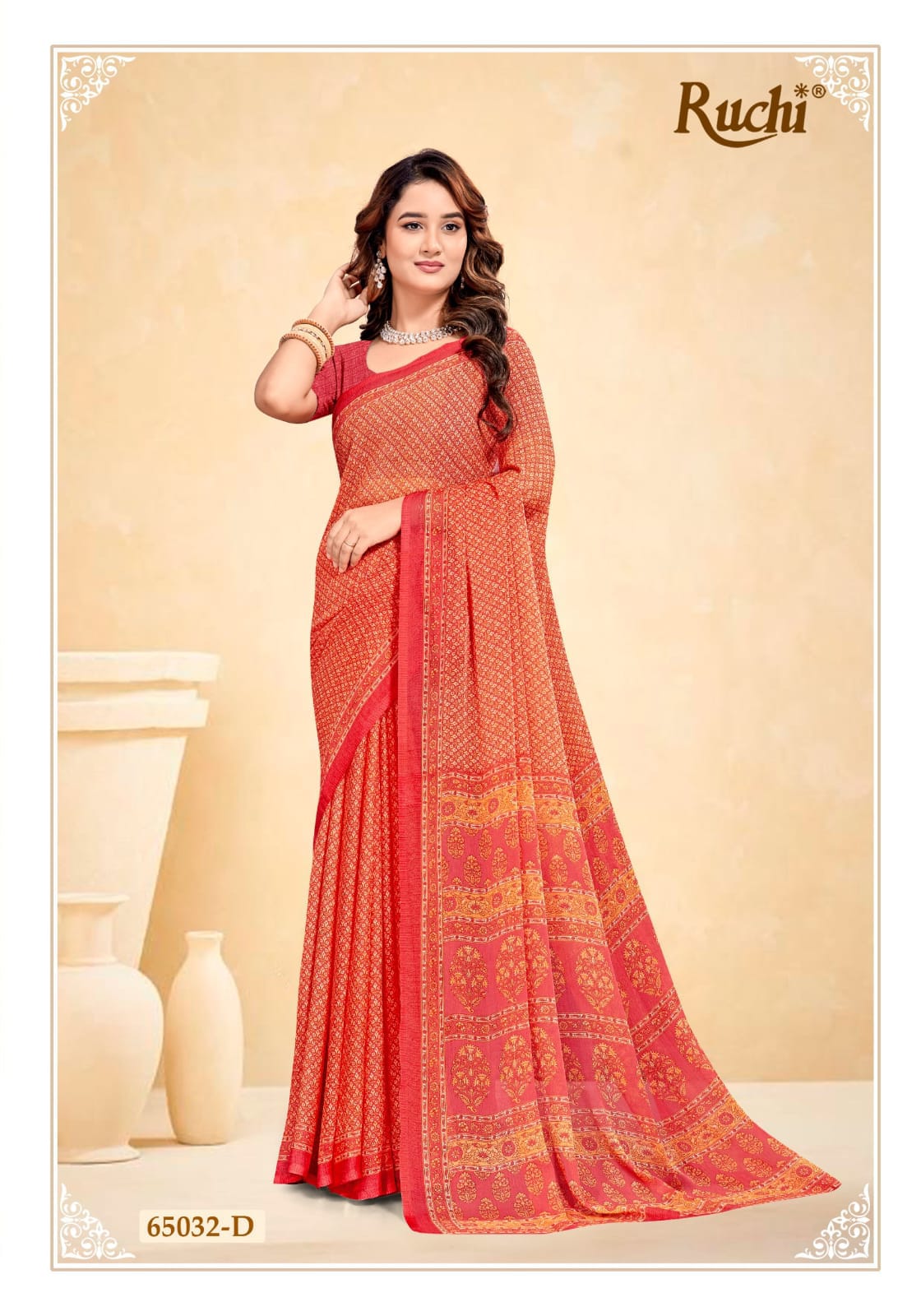 Super Star Chiffon Vol 264 Ruchi Sarees Manufacturer