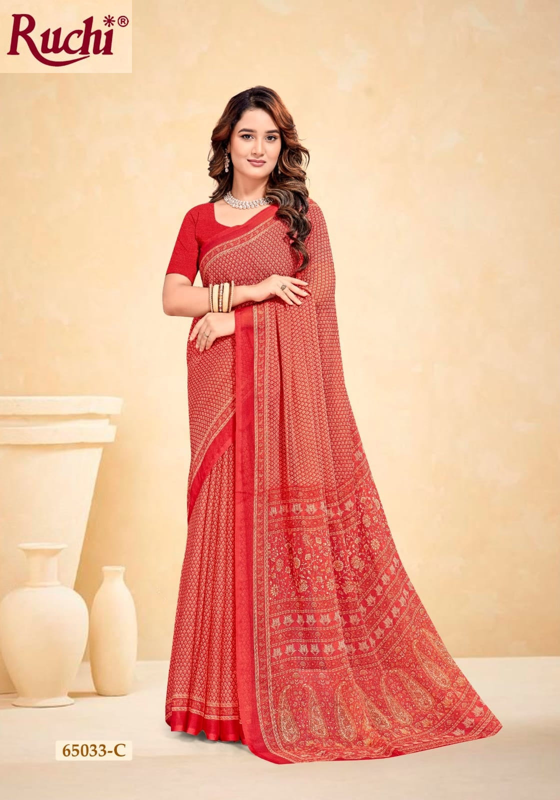 Super Star Chiffon Vol 264 Ruchi Sarees Manufacturer
