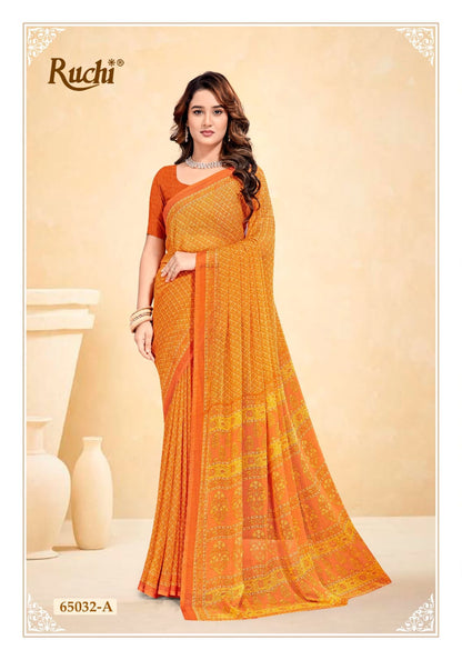 Super Star Chiffon Vol 264 Ruchi Sarees Manufacturer