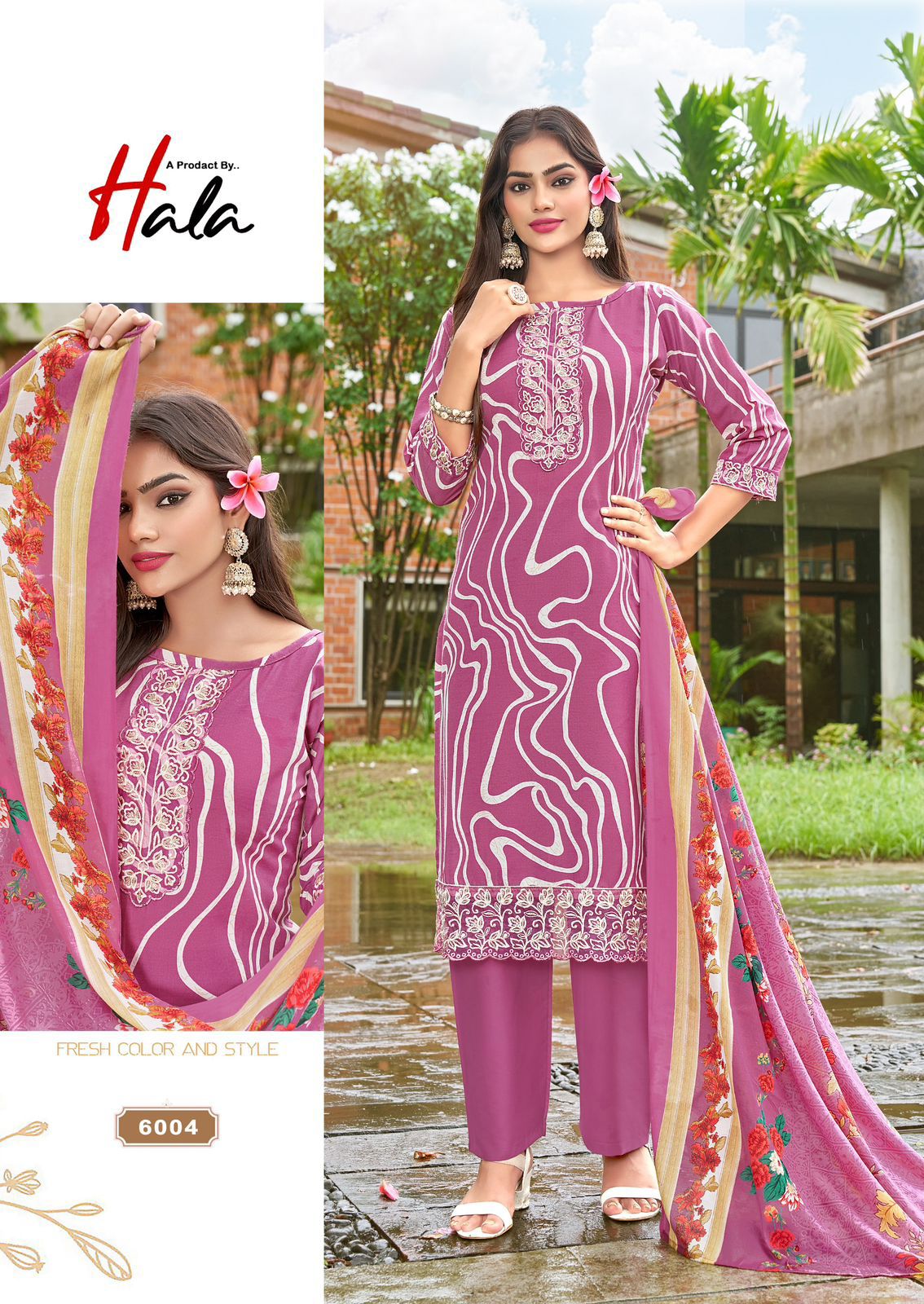 Super Star Edition 6 Hala Cotton Karachi Salwar Suits Wholesale Price