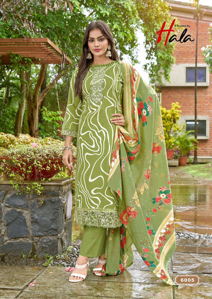 Super Star Edition 6 Hala Cotton Karachi Salwar Suits Wholesale Price