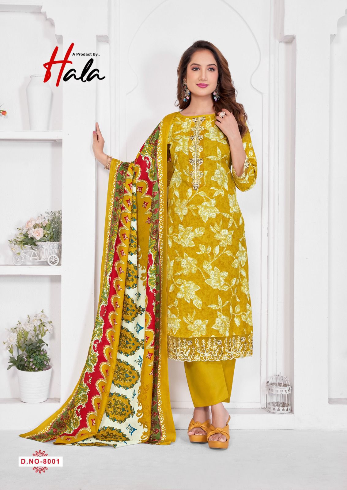 Super Star Edition 8 Hala Cotton Karachi Salwar Suits Wholesaler