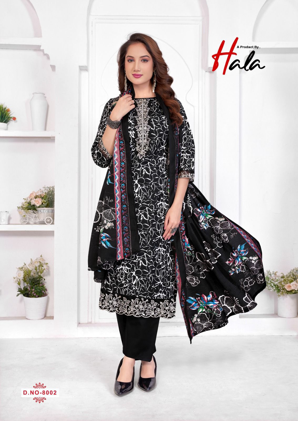 Super Star Edition 8 Hala Cotton Karachi Salwar Suits Wholesaler