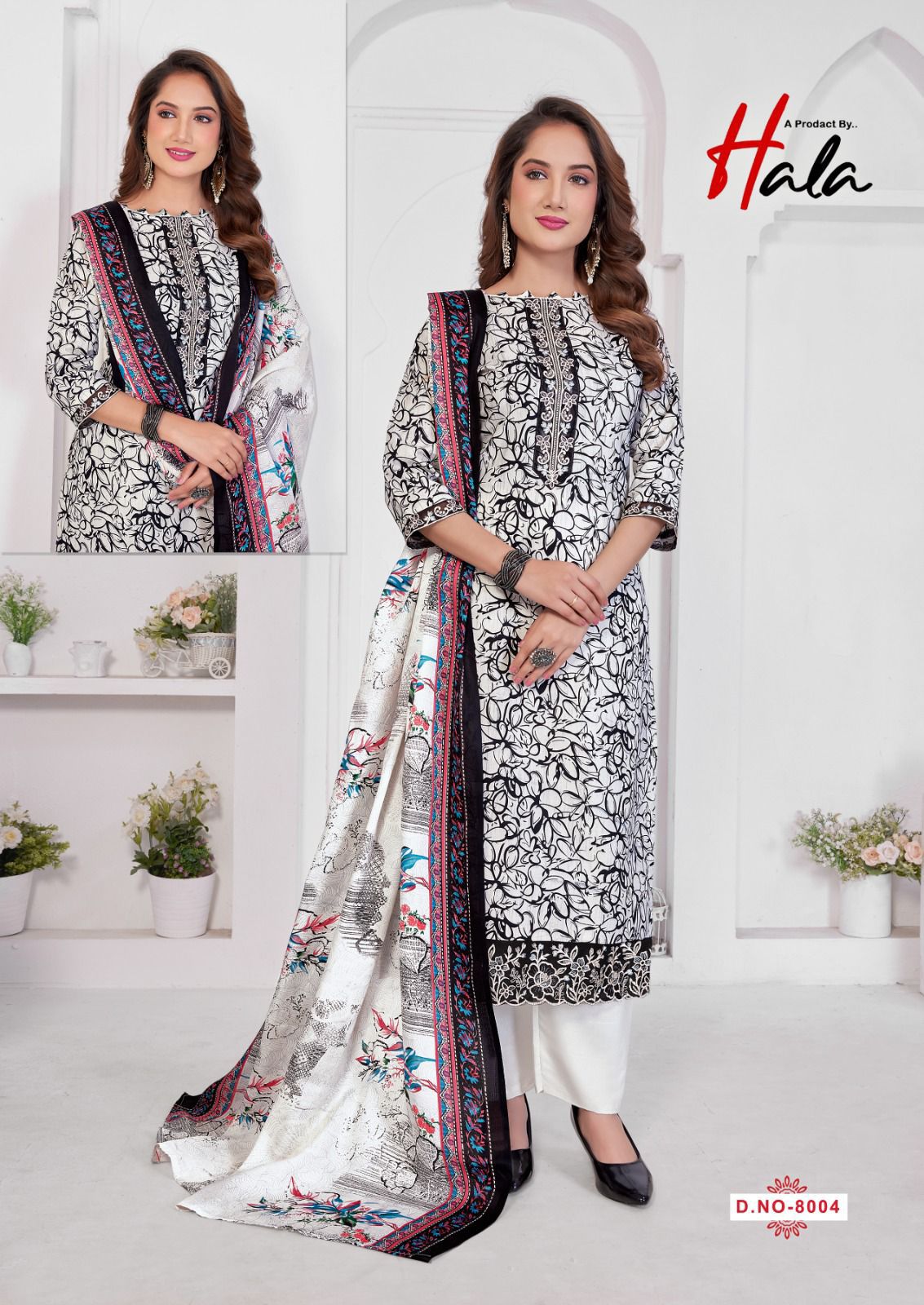 Super Star Edition 8 Hala Cotton Karachi Salwar Suits Wholesaler