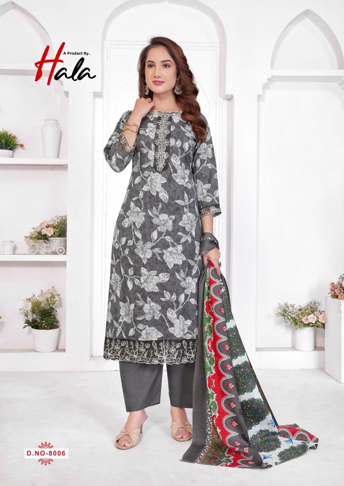 Super Star Edition 8 Hala Cotton Karachi Salwar Suits Wholesaler