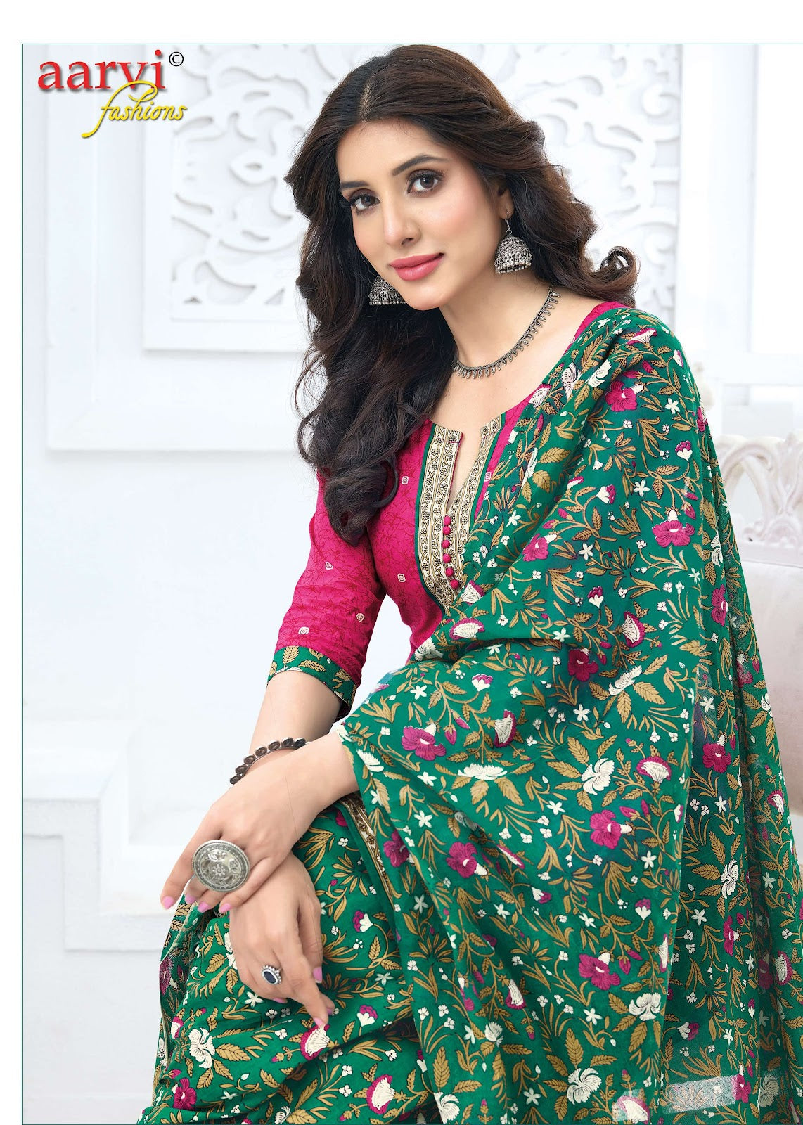 Super Vol 5 Aarvi Fashions Readymade Cotton Patiyala Suits