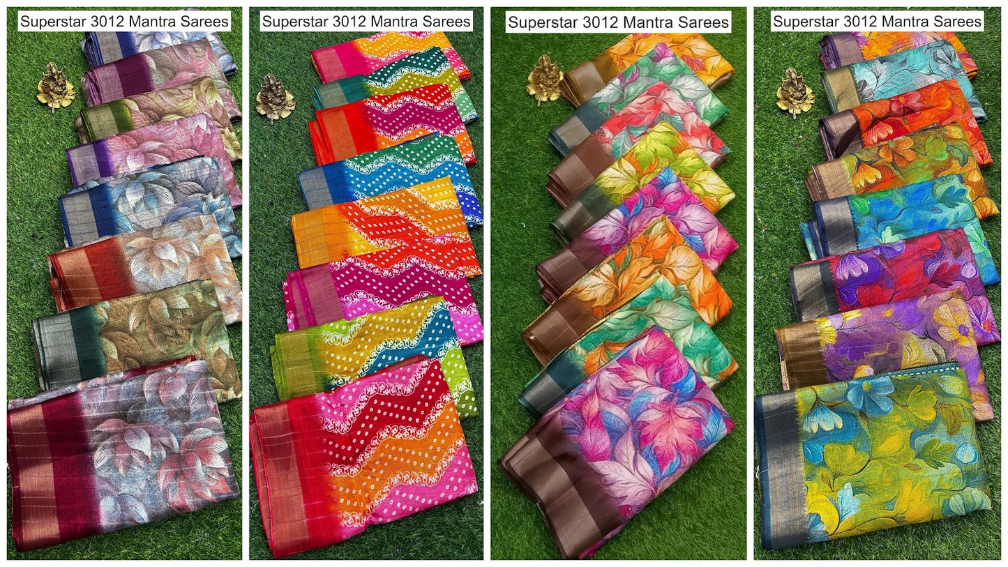 Superstar 3012 Mantra Handloom Sarees Manufacturer
