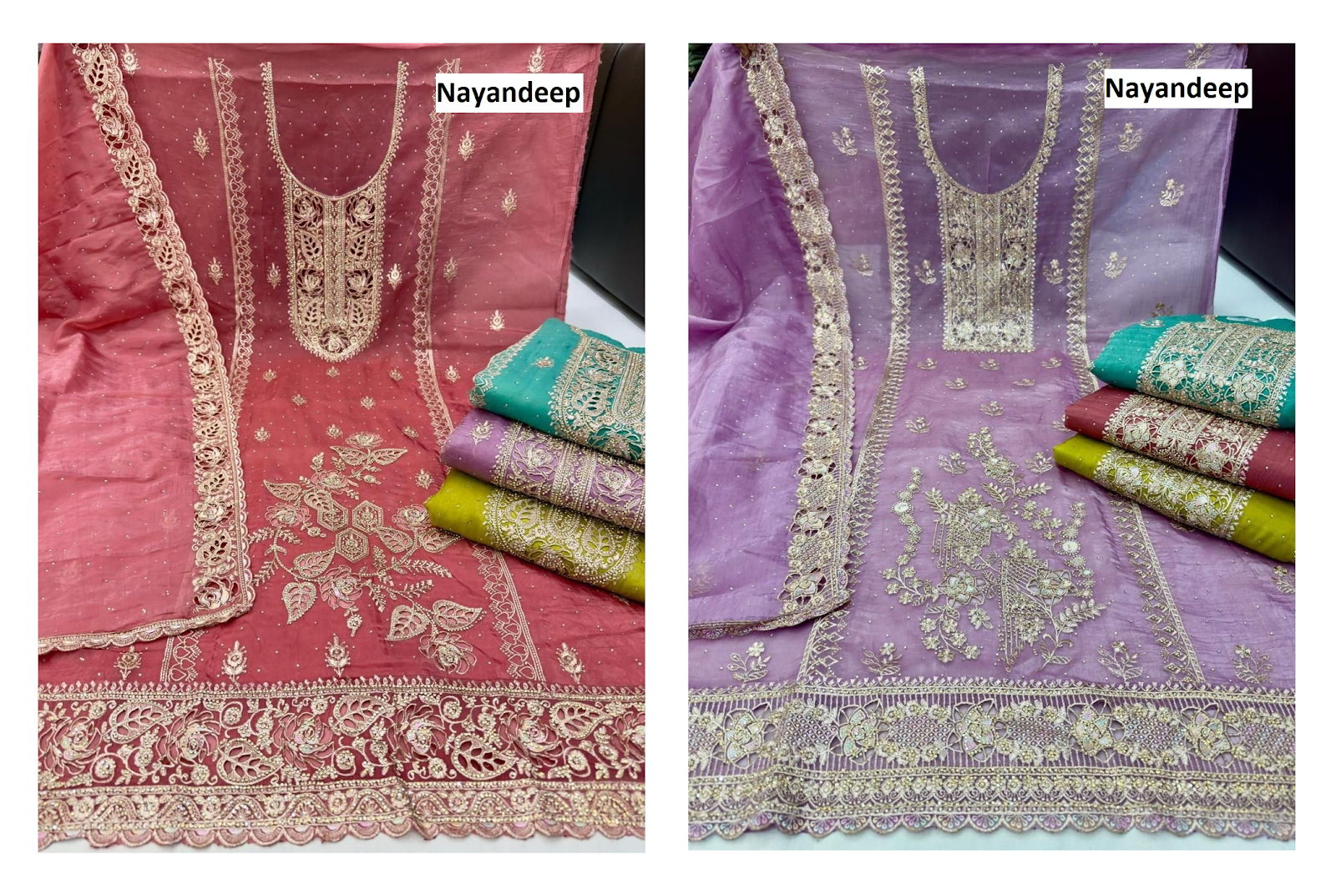 Superwoman Nayandeep Silk Salwar Suits Manufacturer Ahmedabad