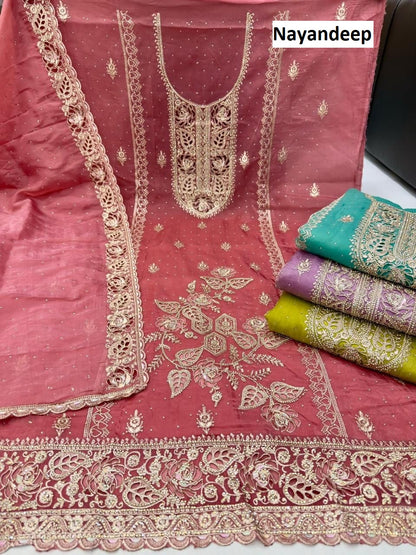 Superwoman Nayandeep Silk Salwar Suits Manufacturer Ahmedabad