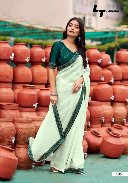 Supreme Vol 1 Lt Fabrics Satin Sarees Wholesaler India