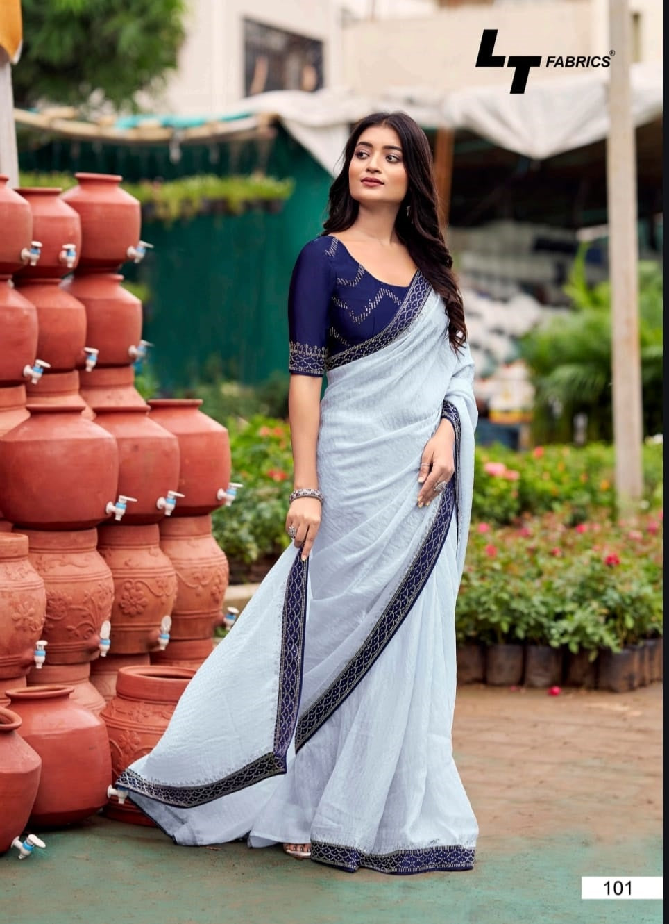 Supreme Vol 1 Lt Fabrics Satin Sarees Wholesaler India