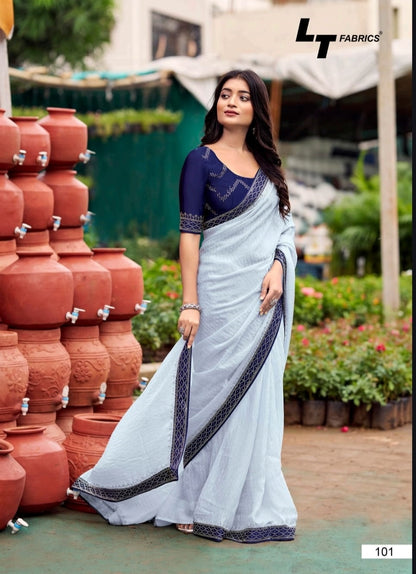 Supreme Vol 1 Lt Fabrics Satin Sarees Wholesaler India