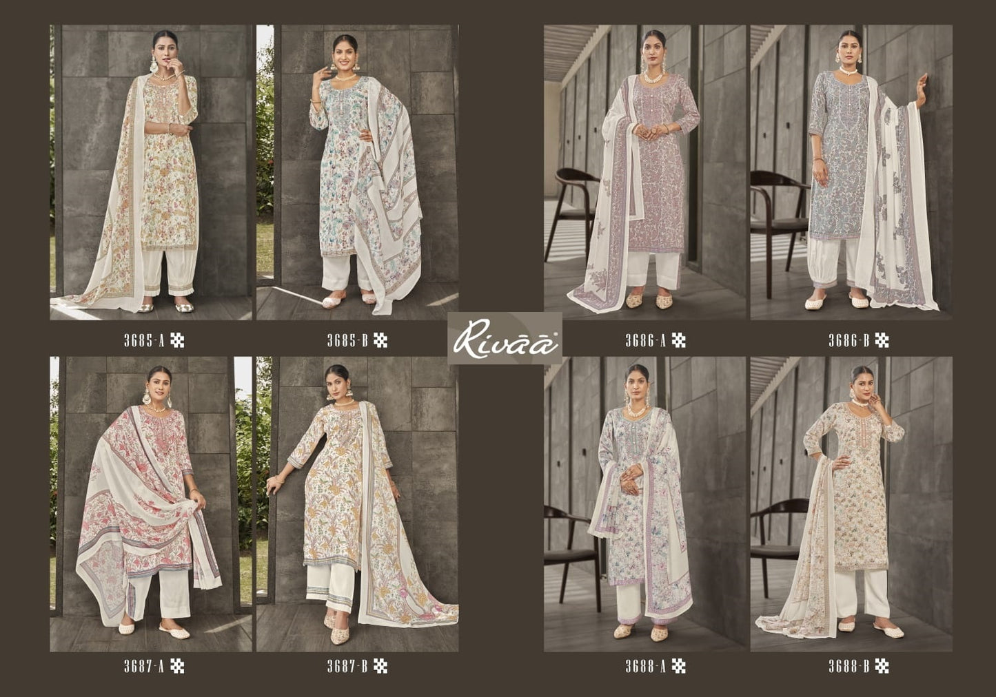 Suprita 2 Rivaa Pashmina Suits Supplier