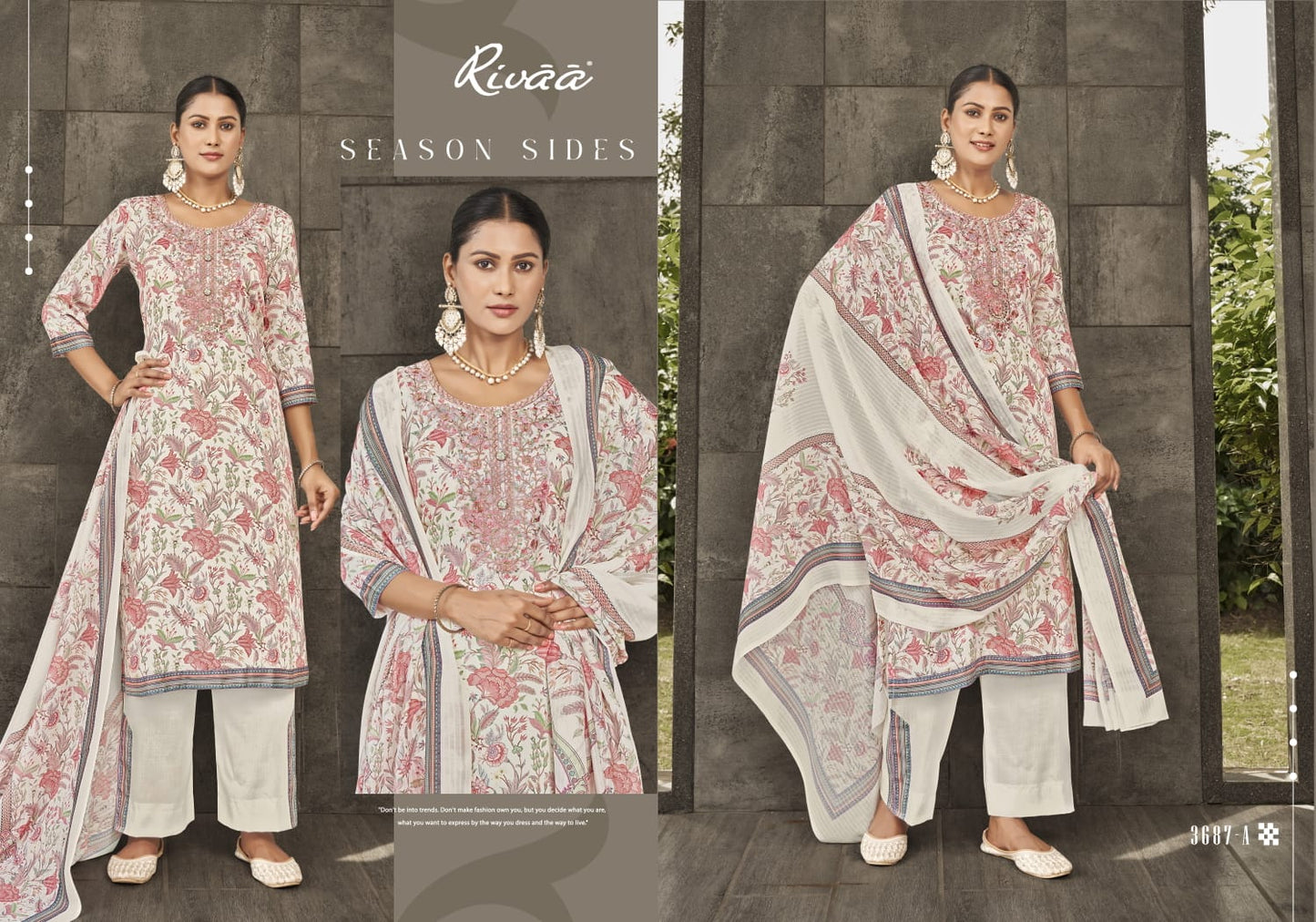 Suprita 2 Rivaa Pashmina Suits Supplier
