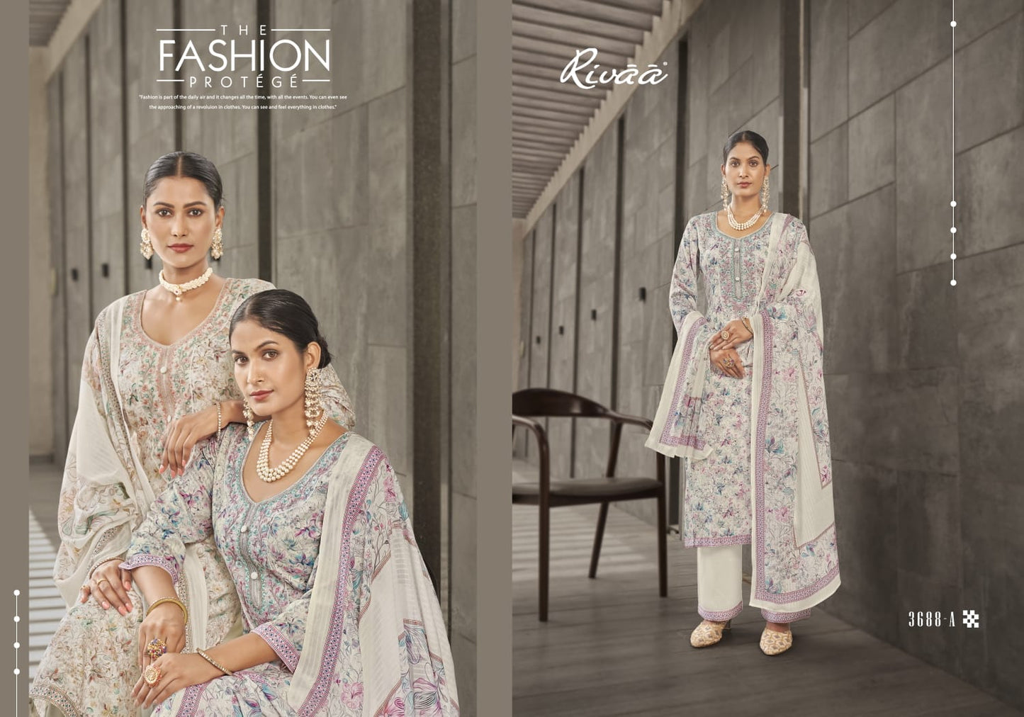 Suprita 2 Rivaa Pashmina Suits Supplier