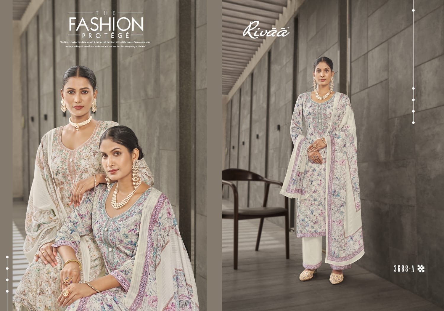 Suprita 2 Rivaa Pashmina Suits Supplier