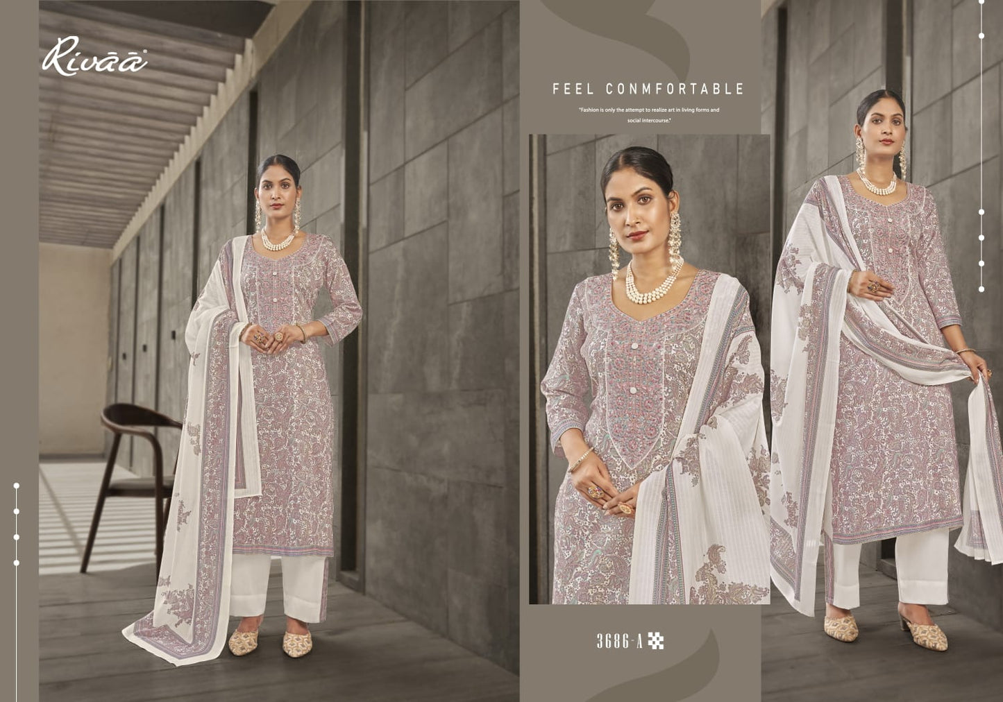 Suprita 2 Rivaa Pashmina Suits Supplier