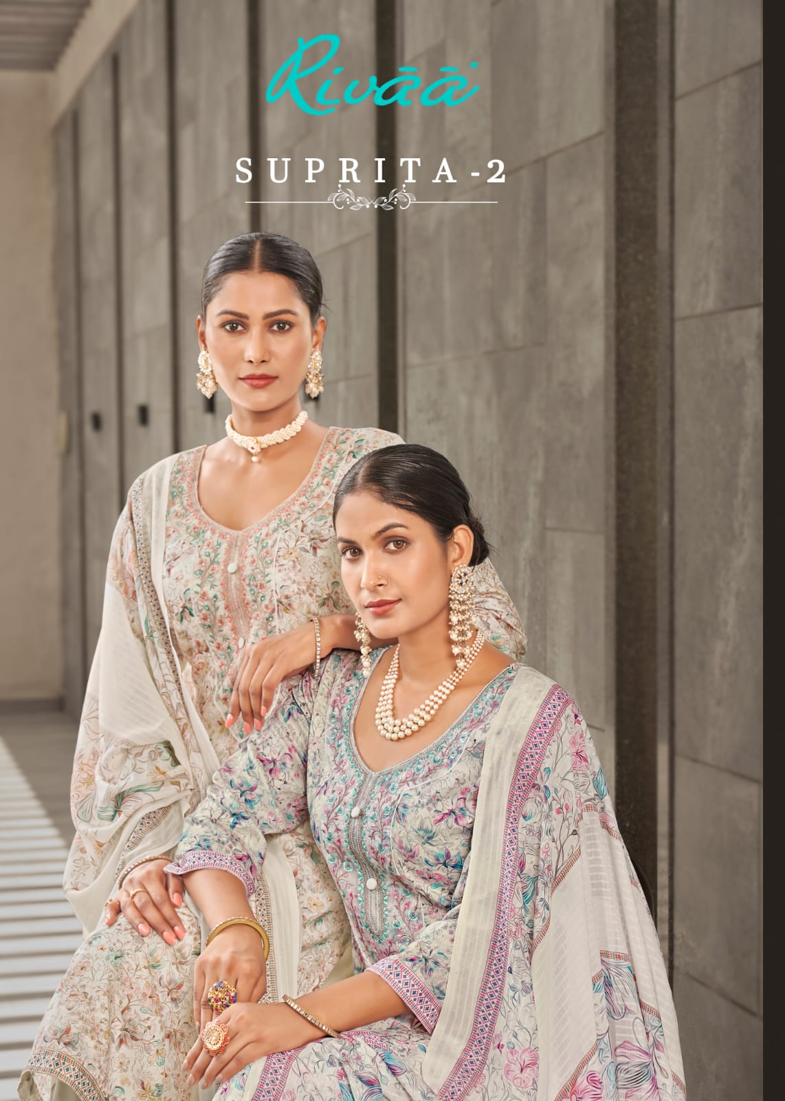 Suprita 2 Rivaa Pashmina Suits Supplier