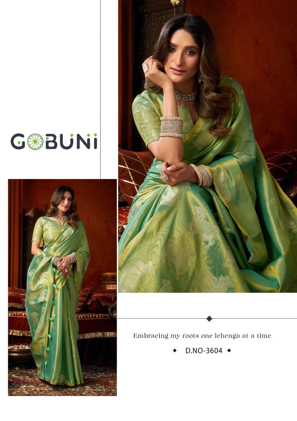Supriya Gobuni Tissue Sarees Wholesale Price