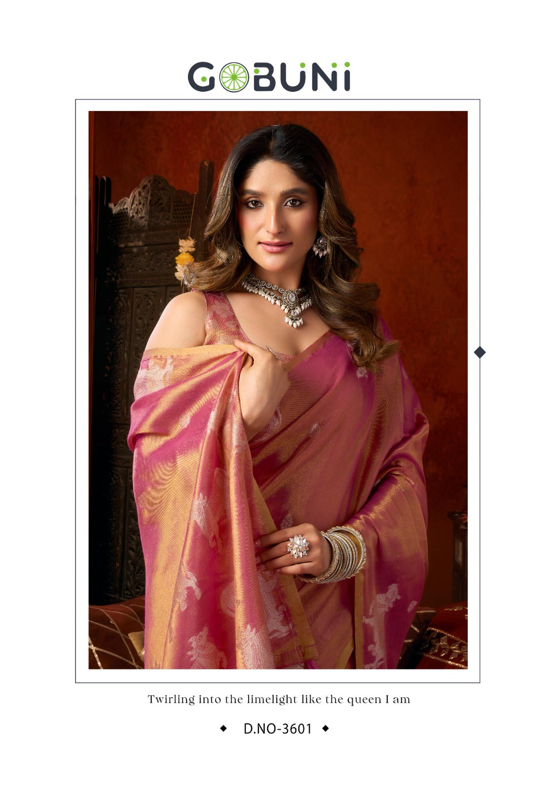 Supriya Gobuni Tissue Sarees Wholesale Price