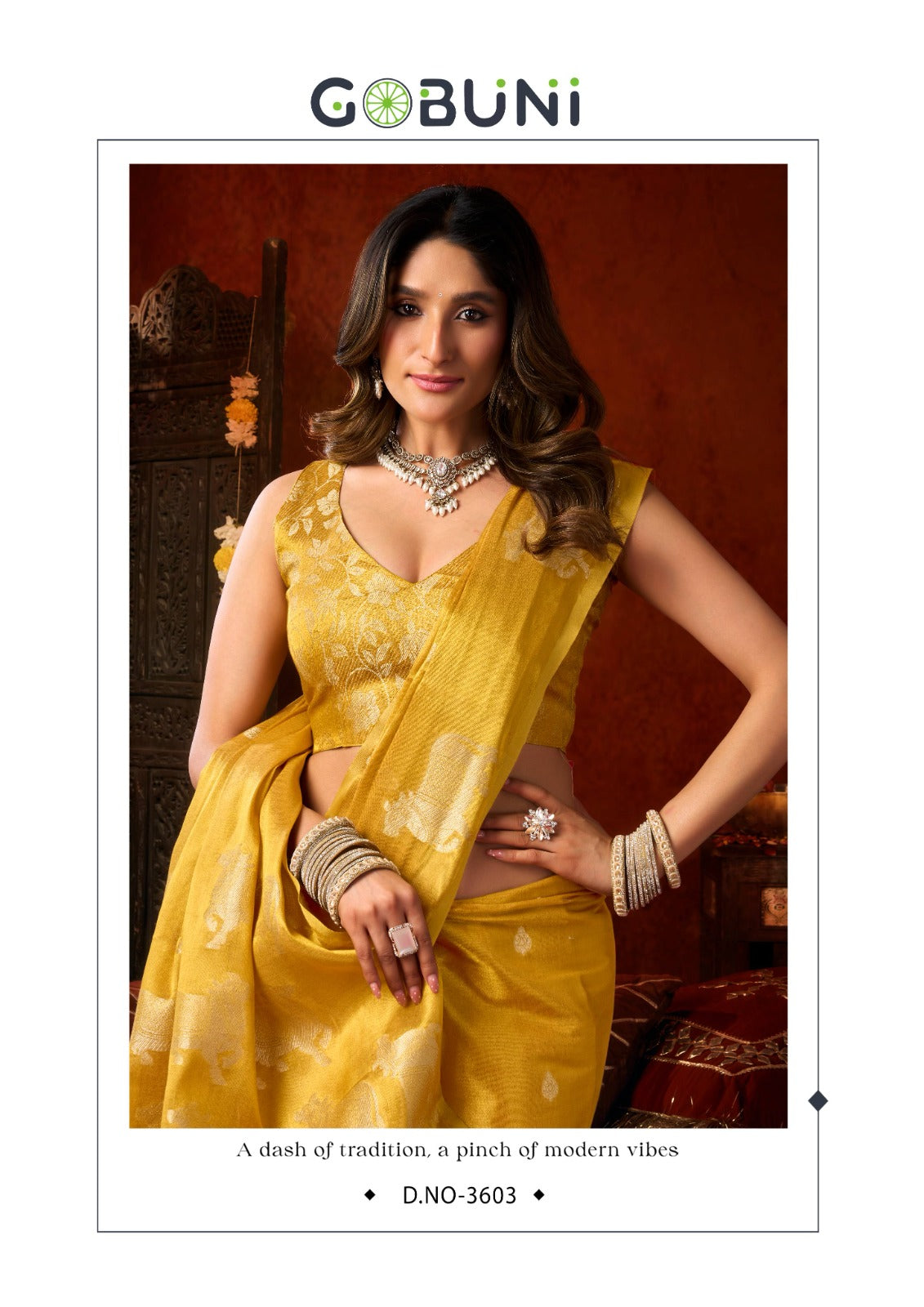 Supriya Gobuni Tissue Sarees Wholesale Price