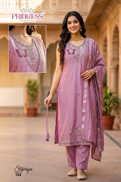 Supriya Princess Creation Roman Readymade Pant Style Suits Wholesale Price