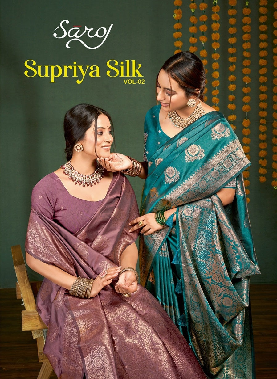 Supriya Silk Vol 2 Saroj Sarees Manufacturer India
