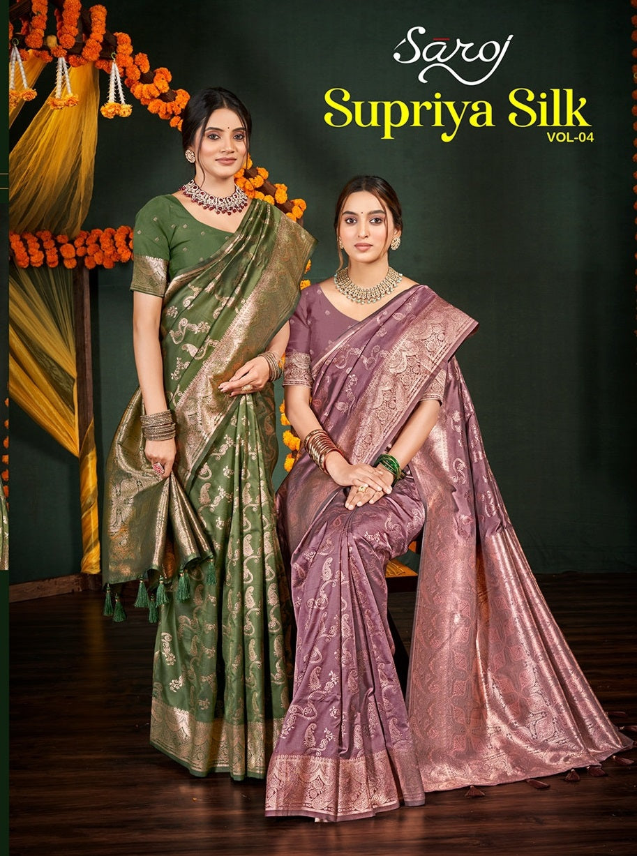 Supriya Silk Vol 4 Saroj Sarees Exporter India