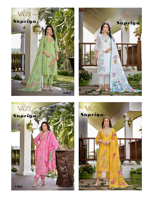 Supriya Vazi Fashion Readymade Pant Style Suits Supplier India