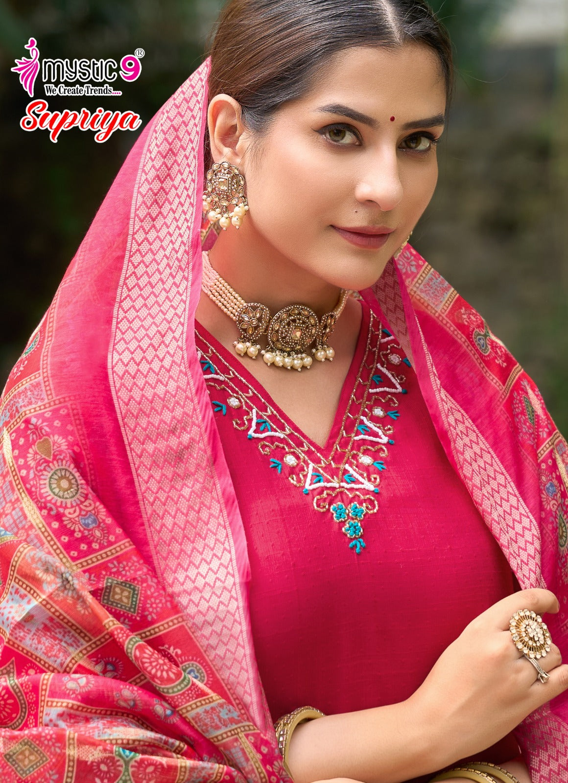 Supriya Vol 2 Mystic 9 Vertican Readymade Pant Style Suits Exporter India