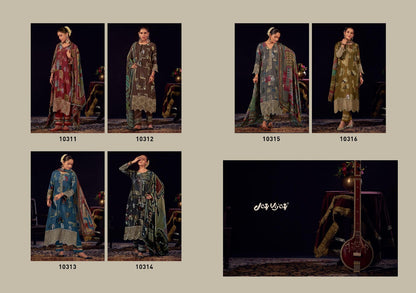 Surahi Jay Vijay Pure Muslin Pant Style Suits Supplier Gujarat