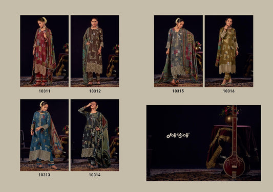 Surahi Jay Vijay Pure Muslin Pant Style Suits Supplier Gujarat