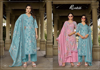 Suranya Rivaa Plazzo Style Suits Wholesale Price