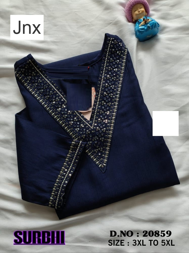 Surbhi 030126 Jnx Vertican Plus Size Kurtis Supplier Gujarat