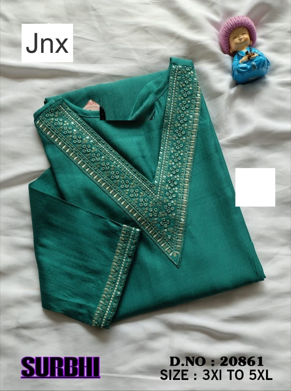 Surbhi 030126 Jnx Vertican Plus Size Kurtis Supplier Gujarat