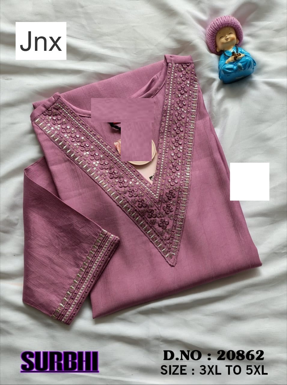Surbhi 030126 Jnx Vertican Plus Size Kurtis Supplier Gujarat