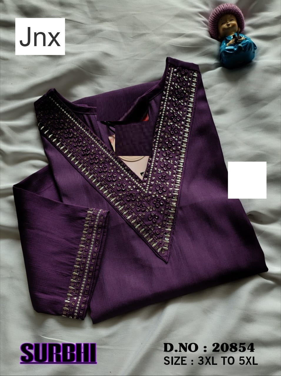 Surbhi 030126 Jnx Vertican Plus Size Kurtis Supplier Gujarat